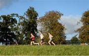 21 October 2018; A general view of runners during the Autumn Open International Cross Country Festival at the National Sports Campus in Abbottstown, Dublin. Photo by Harry Murphy/Sportsfile