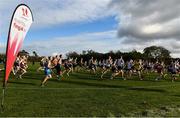 21 October 2018; A general view of runners during the Autumn Open International Cross Country Festival at the National Sports Campus in Abbottstown, Dublin. Photo by Harry Murphy/Sportsfile