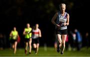 21 October 2018; Joan Coyle of Dundrum South Dublin A.C. Co. Dublin, competing in the Master Female 65+'s  during the Autumn Open International Cross Country Festival at the National Sports Campus in Abbottstown, Dublin. Photo by Harry Murphy/Sportsfile