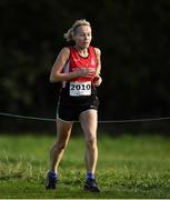 21 October 2018; Paula McGilloway of City of Derry A.C. Spartans Co. Derry competing in the Master Female's during the Autumn Open International Cross Country Festival at the National Sports Campus in Abbottstown, Dublin. Photo by Harry Murphy/Sportsfile