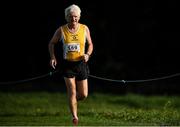 21 October 2018; Patrick Healy of Portmarnock A.C. Co. Dublin competing in the Mast Male 65+'s during the Autumn Open International Cross Country Festival at the National Sports Campus in Abbottstown, Dublin. Photo by Harry Murphy/Sportsfile