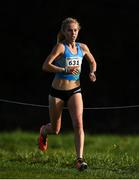 21 October 2018; Jenny Nesbitt of Wales competing in the Senior Female's during the Autumn Open International Cross Country Festival at the National Sports Campus in Abbottstown, Dublin. Photo by Harry Murphy/Sportsfile