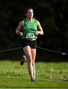 21 October 2018; Hannah Linney of Newbridge A.C. Co. Kildare competing in the Senior Female's during the Autumn Open International Cross Country Festival at the National Sports Campus in Abbottstown, Dublin. Photo by Harry Murphy/Sportsfile
