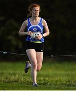 21 October 2018; Sorcha Moloney of Ballyroan, Abbeyleix & District A.C. Co. Dublin competing in the Female U20's during the Autumn Open International Cross Country Festival at the National Sports Campus in Abbottstown, Dublin. Photo by Harry Murphy/Sportsfile