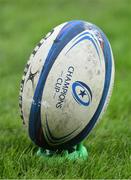 21 October 2018; A general view of a Champions Cup rugby ball prior to the Heineken Champions Cup Round Pool 1 Round 2 match between Toulouse and Leinster at Stade Ernest Wallon, in Toulouse, France. Photo by Brendan Moran/Sportsfile