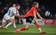 20 October 2018; Will Addison of Ulster is tackled by Finn Russell of Racing 92 during the Heineken Champions Cup Round Pool 4 Round 2 between Racing 92 and Ulster at Paris La Defence Arena, in Paris, France. Photo by Brendan Moran/Sportsfile