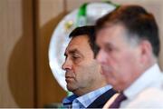 22 October 2018; IRFU Performance Director David Nucifora, left, and IRFU Chief Executive Philip Browne during an IRFU Strategic Plan press briefing at the Aviva Stadium in Dublin. Photo by Ramsey Cardy/Sportsfile