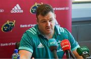 22 October 2018; Dave Kilcoyne during a Munster Rugby press conference at the University of Limerick in Limerick. Photo by Diarmuid Greene/Sportsfile