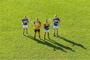 22 October 2018; Kilkenny goalkeeper Eoin Murphy, second from left, with former Tipperary players from left, Paddy Stapleton, Brendan Cummins, and Lar Corbett, at the launch of the Tipperary v Kilkenny: The Legends Return — a benefit match for Amanda Stapleton. Henry Shefflin, Tommy Walsh, Lar Corbett, Eoin Kelly and a host of current stars will line out for this fantastic cause on November 3rd in Borrisoleigh GAA, Co Tipperary — get your adults tickets for just €20 in Centra or on Tickets.ie; Under-16s are free.https://secure.tickets.ie/Listing/EventInformation/39036/amanda-stapleton-benefit-match-tipperary-v-kilkenny-bishop-quinlan-park-3-November-2018 during an Amanda Stapleton Benefit Match media event at Borrisoleigh GAA Club in Borrisoleigh, Tipperary. Photo by Piaras Ó Mídheach/Sportsfile