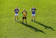 22 October 2018; Former Tipperary players from left, Paddy Stapleton, Brendan Cummins, and Lar Corbett, at the launch of the Tipperary v Kilkenny: The Legends Return — a benefit match for Amanda Stapleton. Henry Shefflin, Tommy Walsh, Lar Corbett, Eoin Kelly and a host of current stars will line out for this fantastic cause on November 3rd in Borrisoleigh GAA, Co Tipperary — get your adults tickets for just €20 in Centra or on Tickets.ie; Under-16s are free. https://secure.tickets.ie/Listing/EventInformation/39036/amanda-stapleton-benefit-match-tipperary-v-kilkenny-bishop-quinlan-park-3-November-2018 during an Amanda Stapleton Benefit Match media event at Borrisoleigh GAA Club in Borrisoleigh, Tipperary. Photo by Piaras Ó Mídheach/Sportsfile