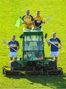 22 October 2018; Kilkenny goalkeeper Eoin Murphy, second from left, with former Tipperary players from right, Paddy Stapleton, Brendan Cummins, and Lar Corbett, at the launch of the Tipperary v Kilkenny: The Legends Return — a benefit match for Amanda Stapleton. Henry Shefflin, Tommy Walsh, Lar Corbett, Eoin Kelly and a host of current stars will line out for this fantastic cause on November 3rd in Borrisoleigh GAA, Co Tipperary — get your adults tickets for just €20 in Centra or on Tickets.ie; Under-16s are free. https://secure.tickets.ie/Listing/EventInformation/39036/amanda-stapleton-benefit-match-tipperary-v-kilkenny-bishop-quinlan-park-3-November-2018 Photo by Piaras Ó Mídheach/Sportsfile