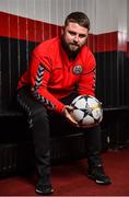 22 October 2018; Bohemians U19s manager Craig Sexton poses for a portrait during the Bohemians Uefa Youth League press briefing at Dalymount Park in Dublin. Photo by Seb Daly/Sportsfile