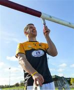 22 October 2018; Kilkenny goalkeeper Eoin Murphy in attendance at the launch of the Tipperary v Kilkenny: The Legends Return — a benefit match for Amanda Stapleton. Henry Shefflin, Tommy Walsh, Lar Corbett, Eoin Kelly and a host of current stars will line out for this fantastic cause on November 3rd in Borrisoleigh GAA, Co Tipperary — get your adults tickets for just €20 in Centra or on Tickets.ie; Under-16s are free. https://secure.tickets.ie/Listing/EventInformation/39036/amanda-stapleton-benefit-match-tipperary-v-kilkenny-bishop-quinlan-park-3-November-2018 during an Amanda Stapleton Benefit Match media event at Borrisoleigh GAA Club in Borrisoleigh, Tipperary. Photo by Piaras Ó Mídheach/Sportsfile