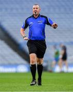 22 October 2018; Referee, and member of An Garda Síochána, Alan Kelly during the President's Cup match between The Irish Defence Forces and An Garda Síochána at Croke Park in Dublin.  Photo by Piaras Ó Mídheach/Sportsfile