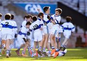22 October 2018;  Scoil Mhuire BNS, Marino, Co. Dublin, celebrate at the final whistle during day 1 of the Allianz Cumann na mBunscol Finals at Croke Park in Dublin.  Photo by Sam Barnes/Sportsfile