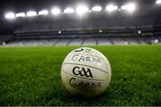 22 October 2018; A general view of a football during the John Morley Memorial Cup match between The Irish Defence Forces and An Garda Síochána at Croke Park in Dublin.  Photo by Piaras Ó Mídheach/Sportsfile
