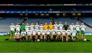 22 October 2018; The Irish Defence Forces squad before the John Morley Memorial Cup match between The Irish Defence Forces and An Garda Síochána at Croke Park in Dublin.  Photo by Piaras Ó Mídheach/Sportsfile