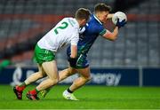 22 October 2018; Tommy McDaniels of An Garda Síochána, right, during the John Morley Memorial Cup match between The Irish Defence Forces and An Garda Síochána at Croke Park in Dublin. Photo by Piaras Ó Mídheach/Sportsfile