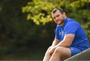 23 October 2018; Jack McGrath poses for a portrait after a Leinster Rugby press conference at UCD Belfield in Dublin. Photo by Brendan Moran/Sportsfile