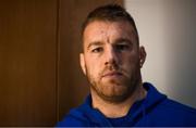 23 October 2018; Seán O'Brien poses for a portrait after a Leinster Rugby press conference at UCD Belfield in Dublin. Photo by Brendan Moran/Sportsfile