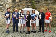 23 October 2018; In attendace at the launch of the AIB Camogie and Club Championship are, from left, Scotstown and Monaghan goalkeeper, Rory Beggan, Uachtarán Chumann Lúthchleas Gael John Horan, Midleton and Cork Senior Hurler, Conor Lehane, Camogie Association President Kathleen Woods, Naomh Jude and Dublin Senior Camogie goalkeeper, Faye McCarthy, Denis O'Callaghan, Head of AIB Retail Banking, and Ballintubber and Mayo footballer, Diarmuid O’Connor. This is AIB’s 28th year sponsoring the AIB GAA Football, Hurling and their 6th year sponsoring the Camogie Club Championships. For exclusive content and behind the scenes action throughout the AIB GAA & Camogie Club Championships follow AIB GAA on Facebook, Twitter, Instagram and Snapchat. Photo by Piaras Ó Mídheach/Sportsfile