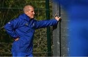 23 October 2018; Senior coach Stuart Lancaster during Leinster Rugby squad training at UCD Belfield in Dublin. Photo by Brendan Moran/Sportsfile