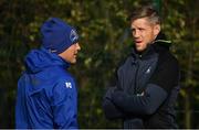 23 October 2018; Backs coach Felipe Contepomi, left, and Ireland forwards coach Simon Easterby during Leinster Rugby squad training at UCD Belfield in Dublin. Photo by Brendan Moran/Sportsfile