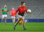 23 October 2018; Lauren Guilfoyle, broadcaster, during the Charity Croke Park Challenge 2018 Self Help Africa match between Cork and Mayo at Croke Park in Dublin. Photo by Piaras Ó Mídheach/Sportsfile
