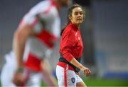 23 October 2018; Lauren Guilfoyle, broadcaster, during the Charity Croke Park Challenge 2018 Self Help Africa match between Cork and Mayo at Croke Park in Dublin. Photo by Piaras Ó Mídheach/Sportsfile