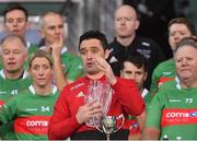 23 October 2018; Organiser Alan Kerins speaking after the Charity Croke Park Challenge 2018 Self Help Africa match between Cork and Mayo at Croke Park in Dublin. Photo by Piaras Ó Mídheach/Sportsfile