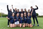 24 October 2018; The DCU 3 team celebrate with the cup after the Junior Final during the 2018 Gourmet Food Parlour HEC Freshers Blitz at Dublin City University in Dublin. Photo by Matt Browne/Sportsfile