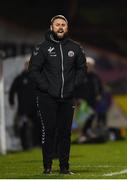 24 October 2018; Bohemians manager Craig Sexton during the UEFA Youth League, 1st Round, 2nd Leg, match between Bohemians and FC Midtjylland at Dalymount Park in Dublin. Photo by Harry Murphy/Sportsfile