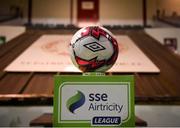 26 October 2018; A general view of the match ball prior to the SSE Airtricity League Premier Division match between St Patrick's Athletic and Derry City at Richmond Park in Dublin. Photo by Tom Beary/Sportsfile