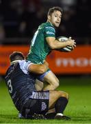 26 October 2018; Caolin Blade of Connacht is tackled by Tom Botha of Ospreys during the Guinness PRO14 Round 7 match between Ospreys and Connacht at Morganstone Brewery Field in Bridgend, Wales. Photo by Be Evans/Sportsfile