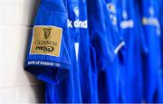 27 October 2018; A detailed view of Jack  McGrath's jersey in the Leinster dressing room ahead of the Guinness PRO14 Round 7 match between Benetton and Leinster at Stadio Comunale Di Monigo in Treviso, Italy. Photo by Sam Barnes/Sportsfile