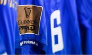 27 October 2018; A detailed view Seán O'Brien's jersey in the Leinster dressing room ahead of the Guinness PRO14 Round 7 match between Benetton and Leinster at Stadio Comunale Di Monigo in Treviso, Italy. Photo by Sam Barnes/Sportsfile