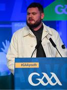 27 October 2018; Donal Fallon, historian, speaking during the #GAAyouth Forum 2018 at Croke Park in Dublin. Photo by Piaras Ó Mídheach/Sportsfile