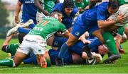 27 October 2018; James Tracy of Leinster goes over to score his side's second try during the Guinness PRO14 Round 7 match between Benetton and Leinster at Stadio Comunale Di Monigo in Treviso, Italy. Photo by Sam Barnes/Sportsfile