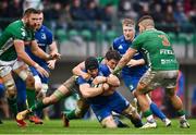 27 October 2018; Seán O'Brien of Leinster is tackled by Michele Lamaro of Benetton during the Guinness PRO14 Round 7 match between Benetton and Leinster at Stadio Comunale Di Monigo in Treviso, Italy. Photo by Sam Barnes/Sportsfile