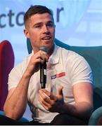 31 October 2018; Pictured at the GAA Youth Forum in partnership with Sky Sports, is Cork star Conor Lehane. This is the second year of a five year grassroots partnership which has seen Sky Sports extend its support beyond the screen and invest €3million directly into GAA grassroots. As well as partnering with the GAA in support of today’s Youth Forum, Sky Sports will also continue to grow the game through its involvement with the GAA Super Games Centres countrywide, an initiative which encourages more kids to participate and get involved in Gaelic Games as well as The GAA Games Development Conference (January 2019). Photo by Eóin Noonan/Sportsfile/Sportsfile