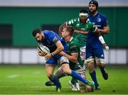 27 October 2018; Robbie Henshaw of Leinster is tackled by Federico Ruzza of Benetton during the Guinness PRO14 Round 7 match between Benetton and Leinster at Stadio Comunale Di Monigo in Treviso, Italy. Photo by Sam Barnes/Sportsfile