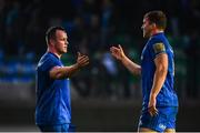 27 October 2018; Ed Byrne, left, and Ross Molony of Leinster celebrate following the Guinness PRO14 Round 7 match between Benetton and Leinster at Stadio Comunale Di Monigo in Treviso, Italy. Photo by Sam Barnes/Sportsfile