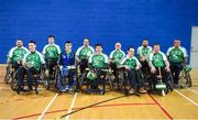 27 October 2018; The Leinster team during the M.Donnelly GAA Wheelchair Hurling All-Ireland Finals match between Munster and Leinster at the Sport Ireland National Indoor Arena in Abbotstown, Dublin. Photo by Barry Cregg/Sportsfile