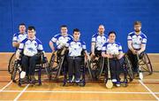 27 October 2018; The Connacht team prior to the M.Donnelly GAA Wheelchair Hurling All-Ireland Finals match between Ulster and Connacht at the Sport Ireland National Indoor Arena in Abbotstown, Dublin. Photo by Barry Cregg/Sportsfile