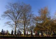 28 October 2018; A general view of runners in the Phoenix Park during the 2018 SSE Airtricity Dublin Marathon. 20,000 runners took to the Fitzwilliam Square start line to participate in the 39th running of the SSE Airtricity Dublin Marathon, making it the fifth largest marathon in Europe. Photo by Sam Barnes/Sportsfile
