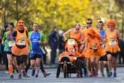 28 October 2018; Participants from Team Archie during the 2018 SSE Airtricity Dublin Marathon. 20,000 runners took to the Fitzwilliam Square start line to participate in the 39th running of the SSE Airtricity Dublin Marathon, making it the fifth largest marathon in Europe. Photo by Eóin Noonan/Sportsfile