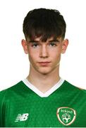 28 October 2018; Conor Campbell of Republic of Ireland poses for a portrait during a Republic of Ireland U15 portrait session at Johnstown House in Enfield, Co Meath. Photo by Stephen McCarthy/Sportsfile