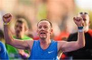 28 October 2018; Enda Flynn from Meath, Ireland, on his way to finishing the 2018 SSE Airtricity Dublin Marathon. 20,000 runners took to the Fitzwilliam Square start line to participate in the 39th running of the SSE Airtricity Dublin Marathon, making it the fifth largest marathon in Europe. Photo by Eóin Noonan/Sportsfile