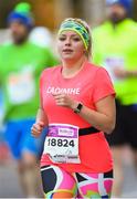 28 October 2018; Caoimhe Hughes during the 2018 SSE Airtricity Dublin Marathon. 20,000 runners took to the Fitzwilliam Square start line to participate in the 39th running of the SSE Airtricity Dublin Marathon, making it the fifth largest marathon in Europe. Photo by Ramsey Cardy/Sportsfile