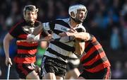 28 October 2018; Luke O'Farrell of Midleton in action against Harley Barnes of Ballygunner during the AIB Munster GAA Hurling Senior Club Championship quarter-final match between Ballygunner and Midleton at Walsh Park, Waterford. Photo by Matt Browne/Sportsfile